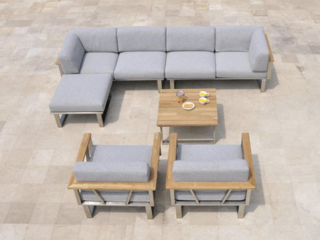 Zebra Gartenmbel-Set Belvedere Lounge 4