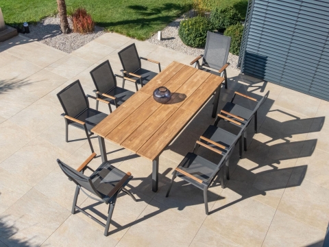 Zebra Gartenm&ouml;bel-Set Hudson-Fly