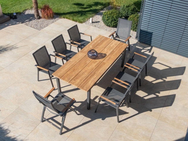 Zebra Gartenm&ouml;bel-Set Hudson-Fly