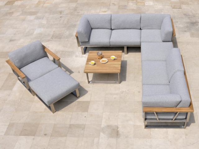 Zebra Gartenmbel-Set Belvedere Lounge 8