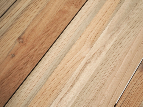 Zebra Derex Tischplatte 100x220cm aus recyceltem Teakholz