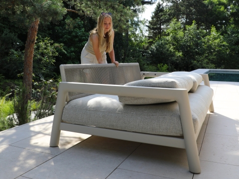 Zebra Cozy Lounge 3-Sitzer Sofa 236x128cm