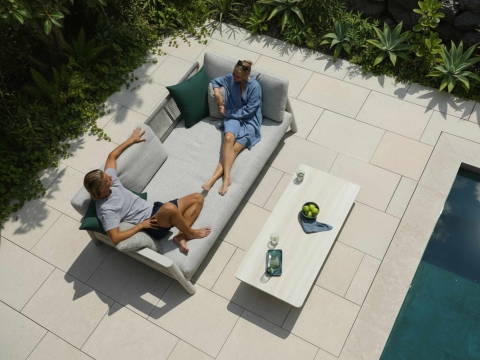 Zebra Cozy Lounge 3-Sitzer Sofa 236x128cm