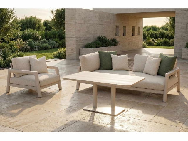 Zebra Move Tisch 140x80x51-71cm light taupe h&ouml;henverstellbar