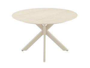 Zebra Mantis Tisch 120x120x74cm light taupe