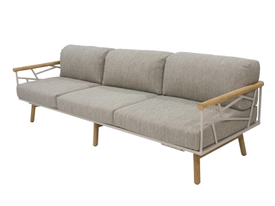 Zebra Solena Lounge 3-Sitzer Sofa light taupe 226 cm x 77 cm x 78 cm
