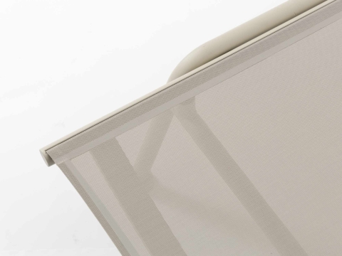 Zebra Somerset Liege light taupe. Detailansicht.